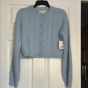 Stylish Blue Sweater by Sugar Moon, super soft